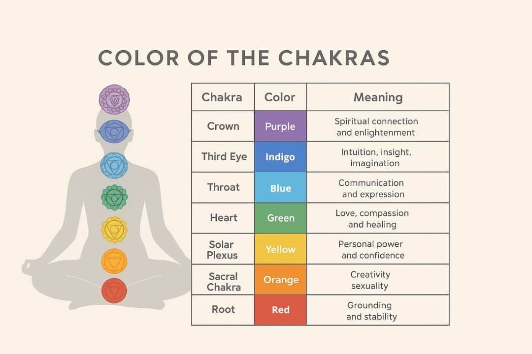 The Color of the Chakras and Their Meanings