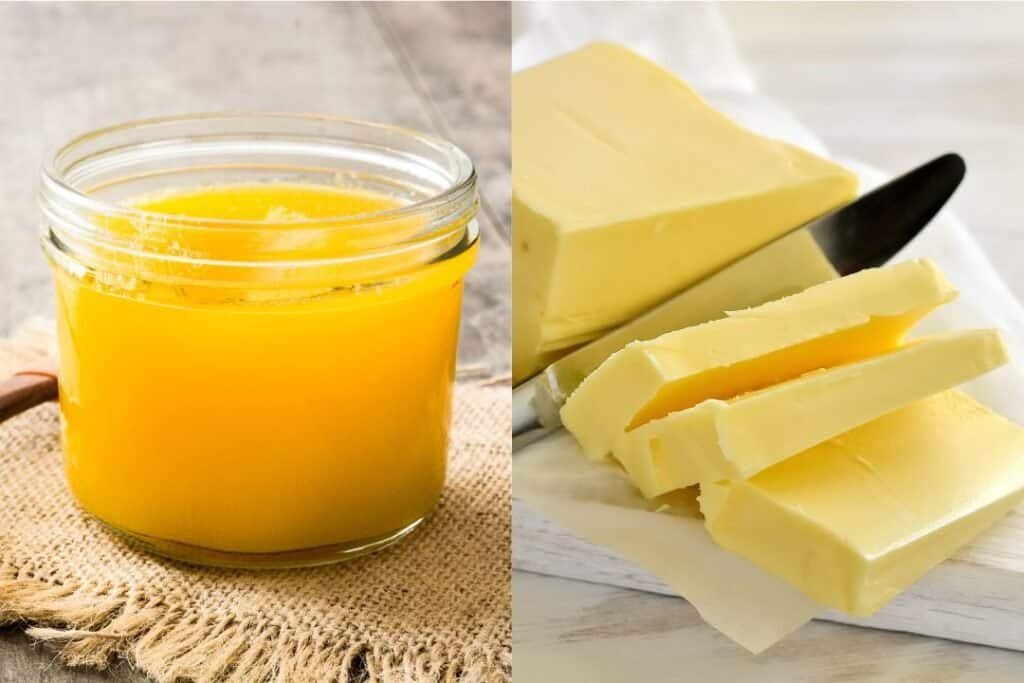 ghee vs butter